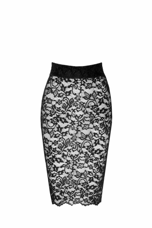 Юбка Noir Handmade F302 Ambivalence lace up midi skirt - L