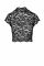 Топ Noir Handmade F303 Essence lace top with high collar - 3XL