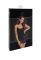 Платье Noir Handmade F307 Mirage wetlook mini dress with jewelry rhinestone chain - 3XL