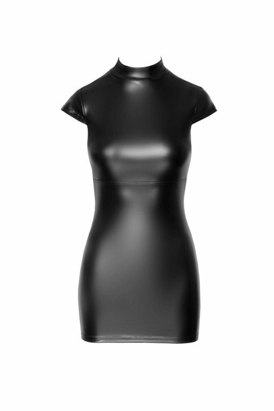 Платье Noir Handmade F309 Fantasy wetlook mini dress with lace up back - XXL