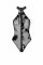 Боди Noir Handmade F314 Ego flocked mesh halter bodysuit - M