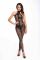Бодистокинг Noir Handmade F315 Ego flocked mesh halter catsuit - M