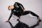 Комбинезон Noir Handmade F319 Caged wetlook catsuit with zippers and ring - S