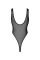 Боди Noir Handmade F322 Paparazzi elastic mesh body - XL