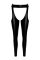 Леггинсы с открытыми бедрами Noir Handmade F323 Rebel wetlook chaps - L