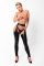 Леггинсы с открытыми бедрами Noir Handmade F323 Rebel wetlook chaps - L