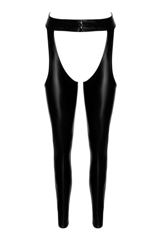 Леггинсы с открытыми бедрами Noir Handmade F323 Rebel wetlook chaps - XXL