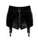 Шортики Noir Handmade F325 Glam suspender wetlook and vinyl shorts - XXL
