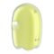 Вакуумный клиторальный стимулятор с вибрацией Satisfyer Glowing Ghost Yellow, светится в темноте