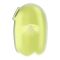Вакуумный клиторальный стимулятор с вибрацией Satisfyer Glowing Ghost Yellow, светится в темноте
