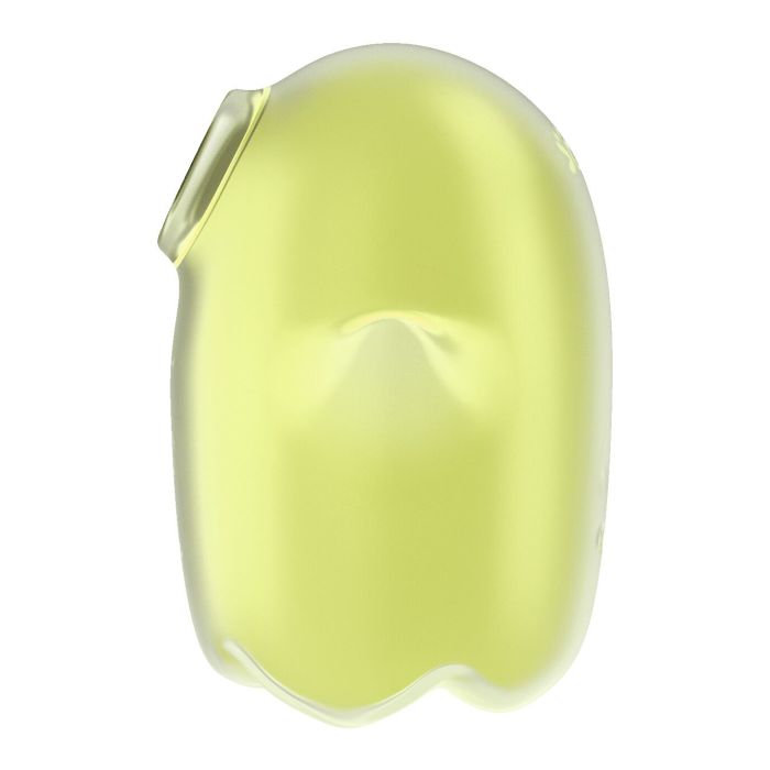 Вакуумный клиторальный стимулятор с вибрацией Satisfyer Glowing Ghost Yellow, светится в темноте