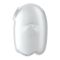 Вакуумный клиторальный стимулятор с вибрацией Satisfyer Glowing Ghost White, светится в темноте