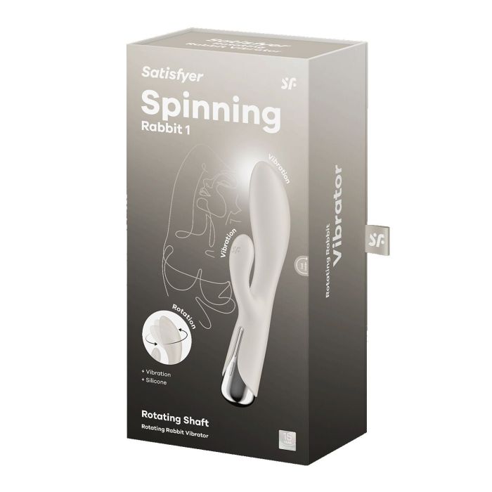 Вибратор-кролик с ротацией Satisfyer Spinning Rabbit 1 Beige, 3 мотора