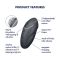 Вибростимулятор-пульсатор Satisfyer Tap & Climax 1 Grey, эффект постукивания пальцем, 2 мотора