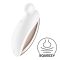Вибратор для наружной стимуляции Satisfyer Spot On 2 White, очень мощный, гибкий отросток