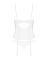 Корсет Obsessive Alissium corset & thong, XS/S, гибкие косточки, открытая спина, стринги в комплекте