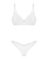 Комплект Obsessive Alissium 2-pcs set, XL/2XL, кружево, лиф с мягкой чашкой, трусики танга