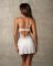 Пеньюар Obsessive Alissium chemise & thong, XS/S, кружевной лиф, стринги в комплекте
