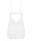 Пеньюар Obsessive Alissium chemise & thong, M/L, кружевной лиф, стринги в комплекте