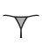 Трусики-стринги Obsessive Novenes crotchless thong, XS/S, сетка, стрепы, украшение со стразами, откр