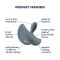 Анальная вибропробка Satisfyer Booty Absolute Beginners 2, для начинающих, вводимая часть 3,5 см