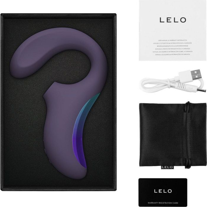 Клиторально-вагинальный звуковой стимулятор LELO Enigma WAVE Cyber Purple, 3 типа стимуляции