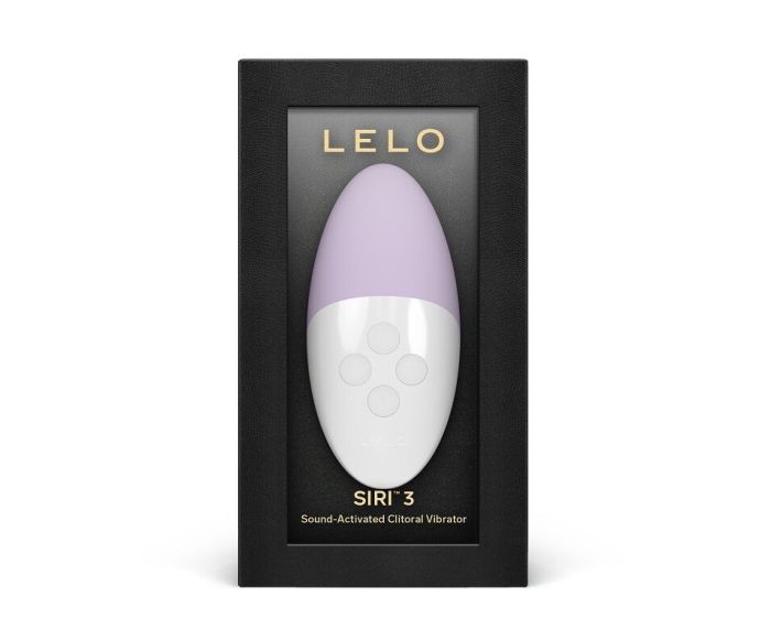 Музыкальный вибратор для клитора LELO SIRI 3 Calm Lavender, вибрации в ритме звуков без смартфона
