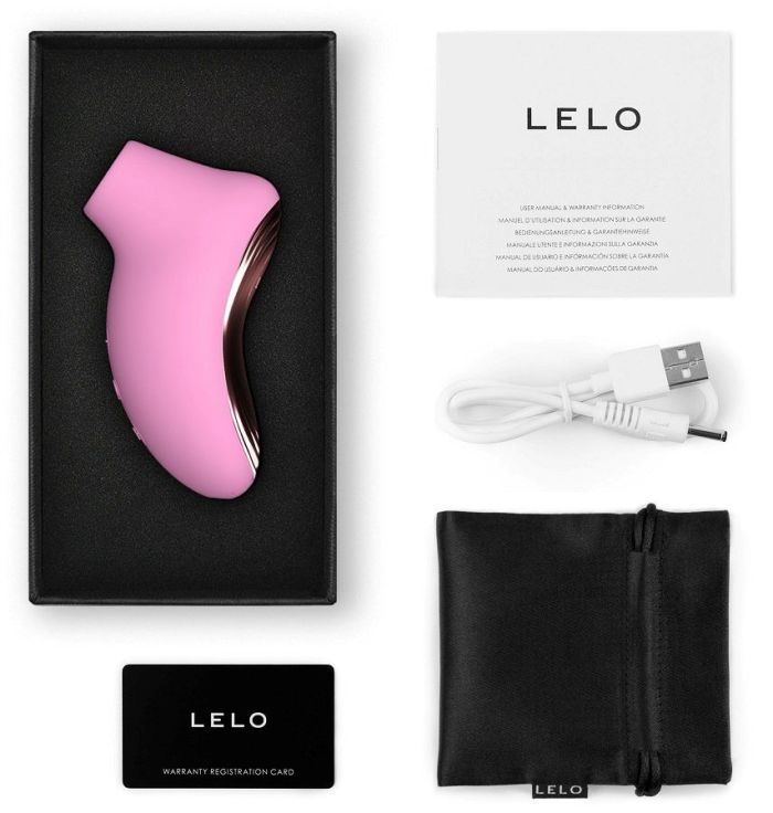 Звуковой стимулятор клитора LELO SONA 2 Travel Pink, тревел-версия, 12 режимов