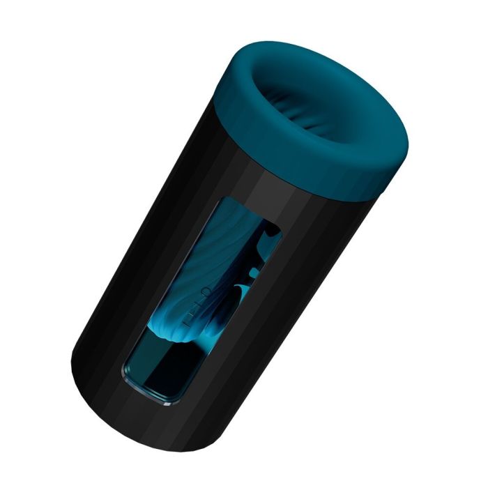 Смарт-мастурбатор LELO F1S V3 XL Teal, увеличенный, 2 мотора, 8 режимов, стимуляция звуковыми волнами