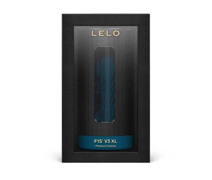 Смарт-мастурбатор LELO F1S V3 XL Teal, увеличенный, 2 мотора, 8 режимов, стимуляция звуковыми волнами