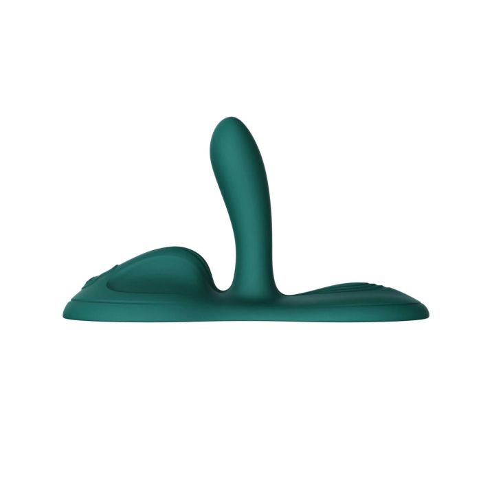 Sit-on-top смарт-вибратор Zalo – Flora Smart Vibrating Pad Turquoise Green, 9 моторов