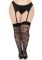 Чулки Leg Avenue Wild rose net thigh highs 1X/2X