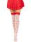 Чулки Leg Avenue Polka Dot Mushroom Thigh Highs One Size