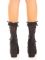 Носочки ажурные с рюшами Leg Avenue Mini Bow Lace Anklet Black