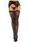 Чулки Leg Avenue Leg Avenue Lace thigh highs & garterbelt Black One Size