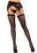 Чулки Leg Avenue Leg Avenue Lace thigh highs & garterbelt Black One Size