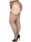 Чулки Leg Avenue Stokings with O-ring Attached Garter Belt Black 1X/2X