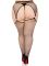 Чулки Leg Avenue Stokings with O-ring Attached Garter Belt Black 1X/2X