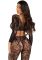 Комплект Leg Avenue Crop top & footless tights Black One Size