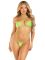 Боди-бикини Leg Avenue Wrap around bikini bodysuit Neon Green One Size