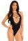 Боди Leg Avenue Opaque racer tank bodysuit Black One Size