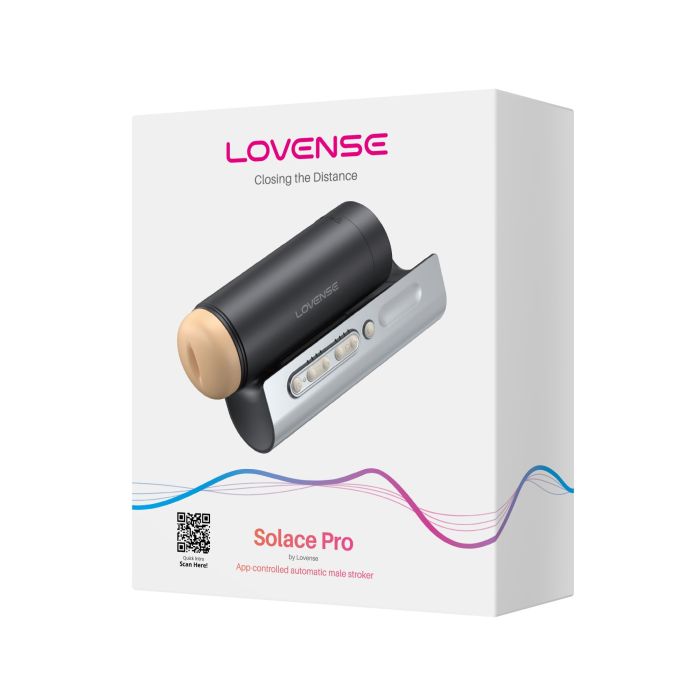 Интерактивный смарт-мастурбатор Lovense Solace Pro, до 300 фрикций в минуту, до 12,5 часов работы