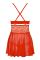 (SALE) Бэби-долл Obsessive 838-BAB-3 babydoll & thong red S/M