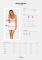 (SALE) Сорочка Obsessive Amor Blanco underwire chemise & thong white S/M