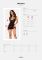 Сорочка Obsessive Bellastia chemise & thong XS/S