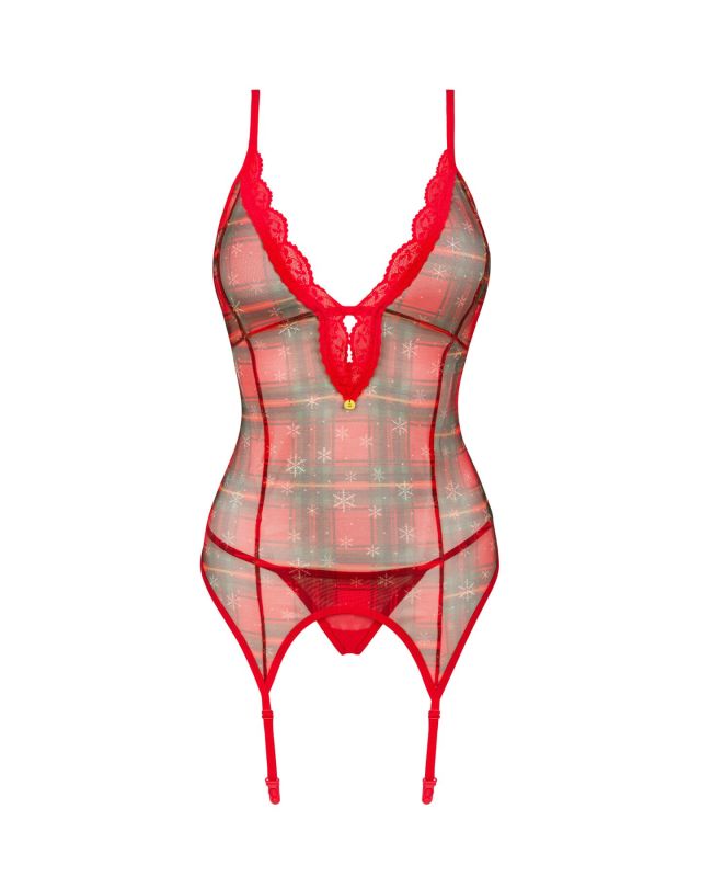 Корсет Obsessive Jollymore corset XL/2XL