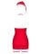 Сорочка Obsessive Kissmas chemise red S/M