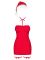 Сорочка Obsessive Kissmas chemise red L/XL