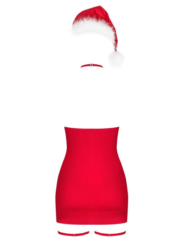 Сорочка Obsessive Kissmas chemise red L/XL