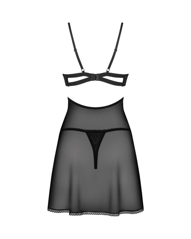 Бэби-долл Obsessive Nutris babydoll & thong M/L